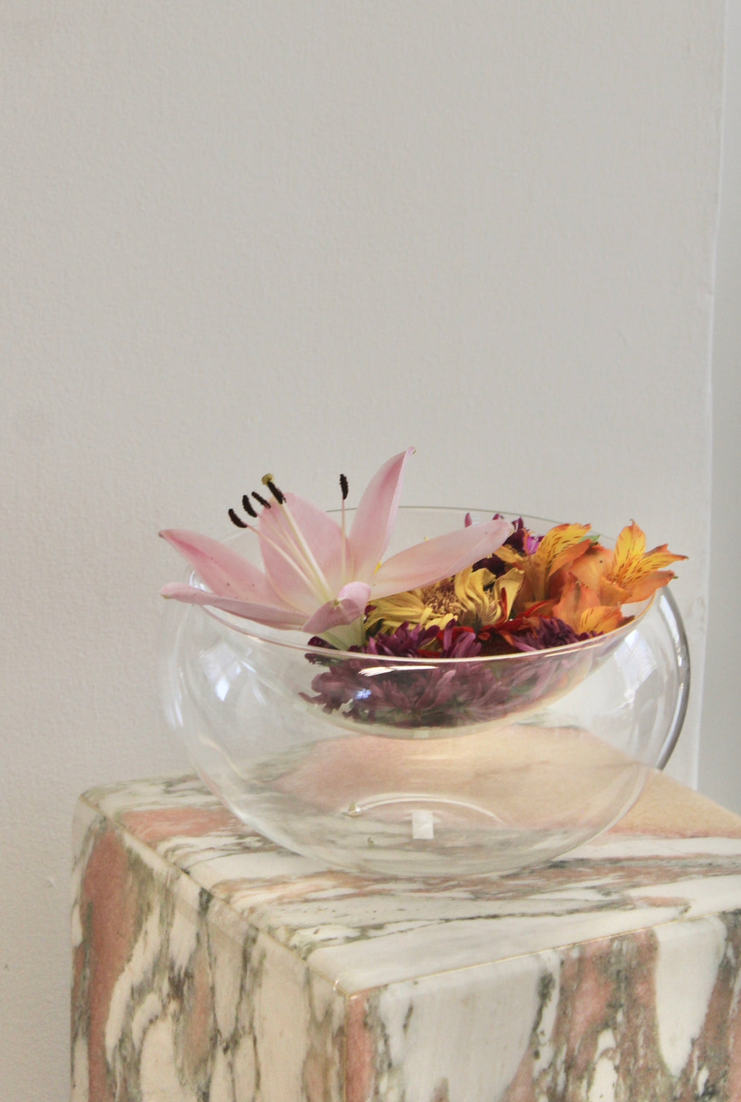 Double-Walled Floating Glass Bowl / Catchall